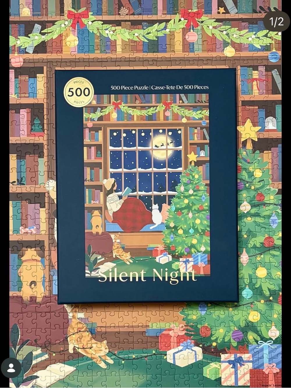 Hobbry / Indigo puzzle - Silent Night 500-Piece
